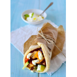 Gyros Görög pitában Gyrostál és pita
